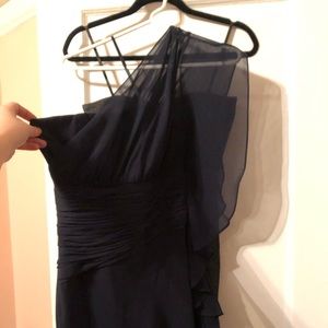 Lauren, by Ralph Lauren long Navy evening dress